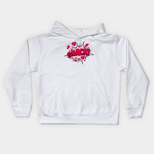 Smack Comic Text Kids Hoodie